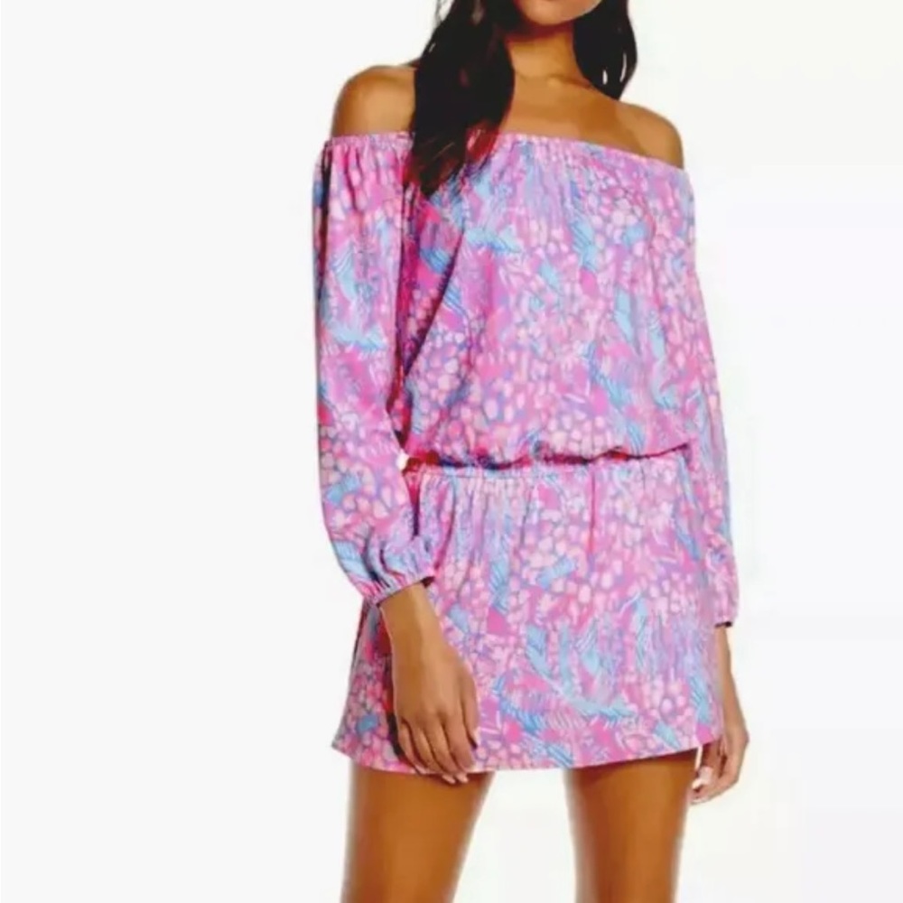 Lilly Pulitzer Skort Romper Pink Lana Sorbet High Altitude size Large
